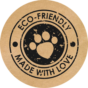 Kraft label ⌀50 mm &laquo;Eco 08&raquo; (250 pcs/roll) self-adhesive 50browneco-08 photo