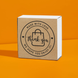 Kraft label 100x100 mm &laquo;Thank You 04&raquo; (100 pcs/roll) self-adhesive 100100brownThankYou04 photo 6