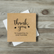 Етикетка крафт 100x100 мм "Thank You 11" (100 шт/рулон) з друком, самоклеюча Viskom 100100Thankyou11 фото 4