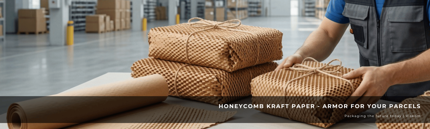 Крафт папір стільниковий Honeycomb