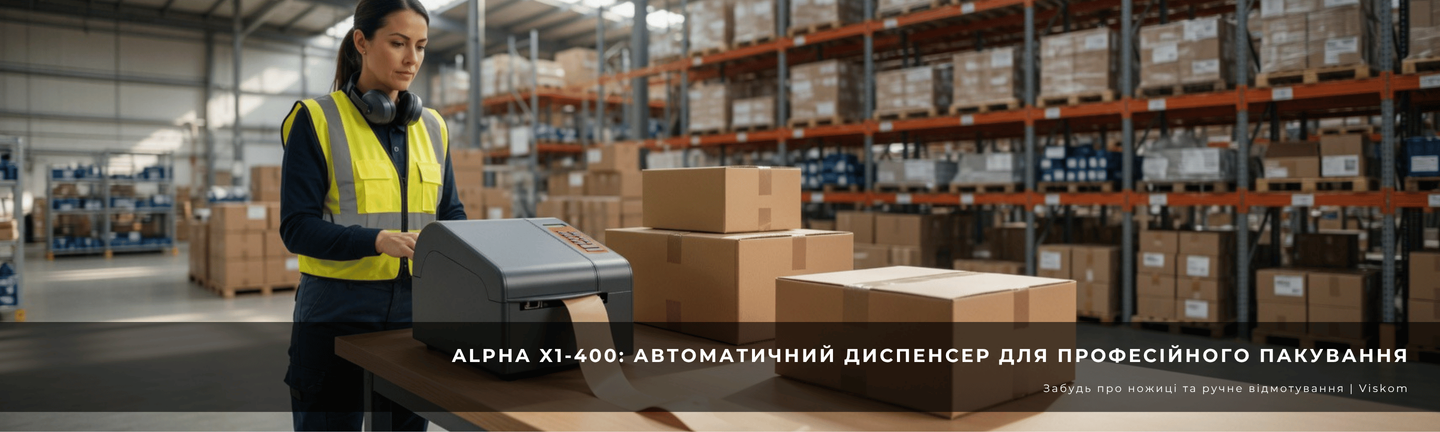 Автоматичний диспенсер Alpha x1-400 крафт скотча