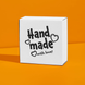 Beyaz etiket 100х100 mm &laquo;Handmade 02&raquo; (100 adet/rulo) kendinden yapışkanlı 100100whitehandmade02 photo 5