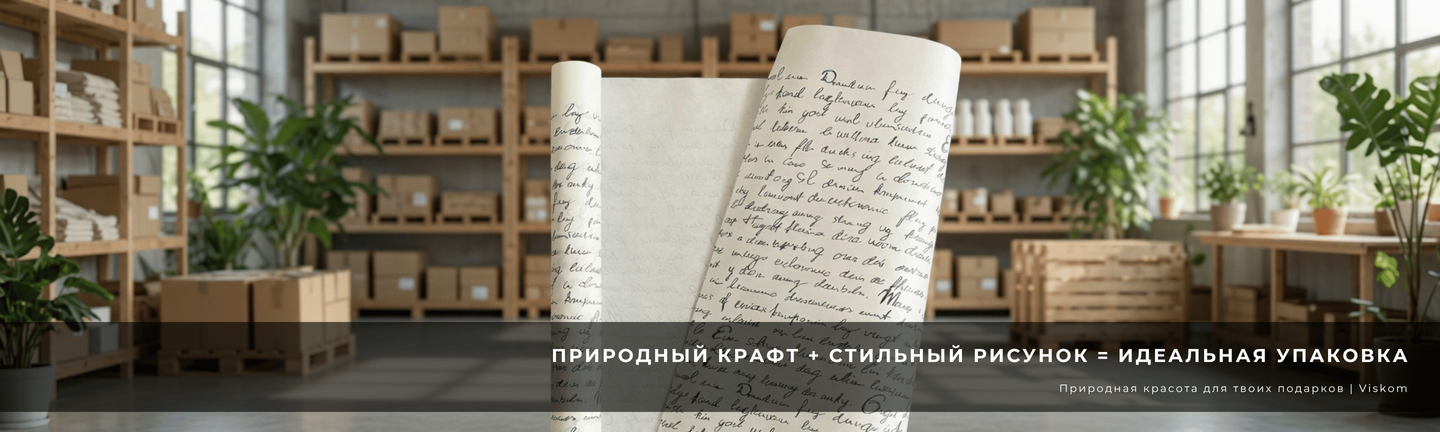 Крафт папір з друком