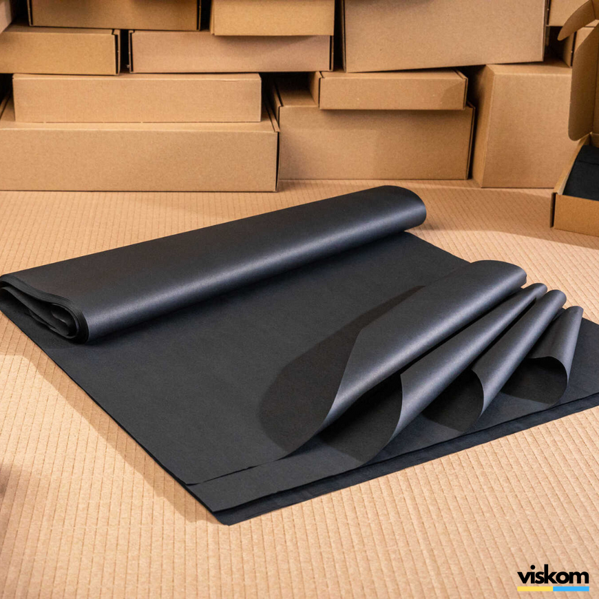 Tissue paper packaging &laquo;Black (53)&raquo; 50x70 cm 507053 photo