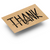Етикетка крафт "Thank You 03" 40х25 мм (250 шт/рулон) 4025Thankyou03 photo
