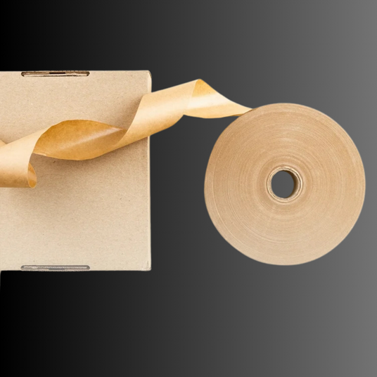 Reinforced Gummed Paper Tape - Water Activated & Eco Friendly | Bonus Trading Packaging