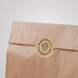 Etykieta Kraft ⌀50 mm &laquo;Handmade 09&raquo; (250 szt./rolka) samoprzylepna 50brownhandmade09 photo 4