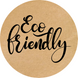 Kraftpapier-Etikett ⌀50 mm &laquo;Eco 06&raquo; (250 St&uuml;ck/Rolle), selbstklebend 50browneco-06 photo 1