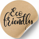 Kraftpapier-Etikett ⌀50 mm &laquo;Eco 06&raquo; (250 St&uuml;ck/Rolle), selbstklebend 50browneco-06 photo 3
