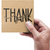 Этикетка крафт 100x100 мм "Thank You 03" (100 шт/рулон) с принтом, самоклеящаяся Viskom 100100Thankyou03 фото