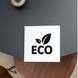 Wei&szlig;es Etikett 100х100 mm &laquo;Eco 02&raquo; (100 St&uuml;ck/Rolle), selbstklebend 100100whiteEco02 photo 3