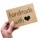 Етикетка крафт 150x100 мм "Handmade 04" (100 шт/рулон) самоклеюча