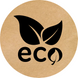 Kraftpapier-Etikett ⌀50 mm &laquo;Eco 01&raquo; (250 St&uuml;ck/Rolle), selbstklebend 50browneco-01 photo 1