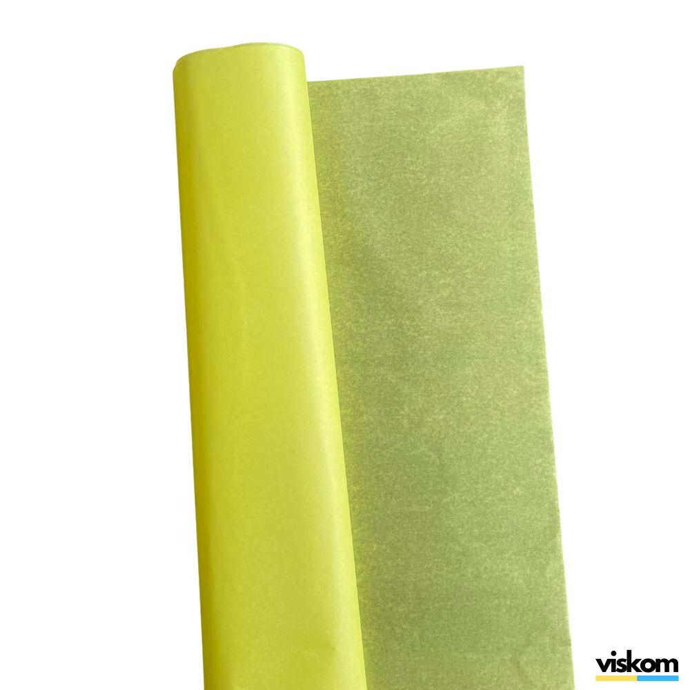 Тішью папір шовковий «Жовтий / Yellow (119)» 50x70 см, 30 листів