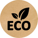 Kraftpapier-Etikett ⌀50 mm &laquo;Eco 02&raquo; (250 St&uuml;ck/Rolle), selbstklebend 50browneco-02 photo 1