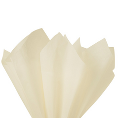 Бумага тишью «Слоновая кость / Ivory (60)» 50x70 см, 30 листов