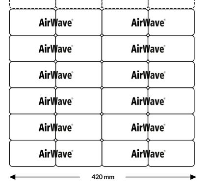 Бумажные воздушные подушки PaperWave BIO 8.3 (420 мм х 320 мм) 640 шт с перфорацией