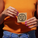 Kraft etiket 100x100 mm &laquo;Eco 04&raquo; (100 adet/rulo) kendinden yapışkanlı 100100brownEco04 photo 4