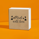 Этикетка крафт 100x100 мм &laquo;Made with love 02&raquo; (100 шт/рулон) самоклеющаяся 100100brownmadewithlove02 фото 6