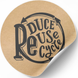 Етикетка крафт ⌀50 мм &laquo;Reduce Reuse Recycle&raquo; (250 шт/рулон) самоклеюча 50brownreduce-reuse-recycle фото 3