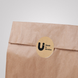 Kraft etiket ⌀50 mm &laquo;Made in Ukraine 02&raquo; (250 adet/rulo) kendinden yapışkanlı 50brownmadeinukraine02 photo 5