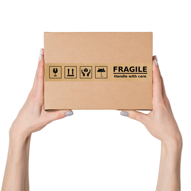 Этикетка-скотч 50х294 мм «Fragile» 100 шт/рулон