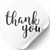 Етикетка біла ⌀50 мм &laquo;Thank You 02&raquo; (250 шт/рулон) самоклеюча 50whitethankyou02 фото