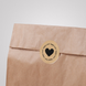 Етикетка крафт ⌀50 мм &laquo;Mail 01&raquo; (250 шт/рулон) самоклеюча 50brownMail01 фото 5