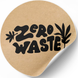 Етикетка крафт ⌀50 мм &laquo;Zero Waste 01&raquo; (250 шт/рулон) самоклеюча 50brownzero-waste-01 фото 3