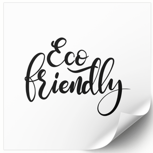 Етикетка біла 100х100 мм &laquo;Eco 06&raquo; (100 шт/рулон) самоклеюча 100100whiteEco06 фото