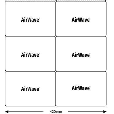 Воздушно-пузырчатая пленка AirWave 8.1 (420x145 мм x 450 м) с перфорацией