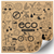 Kraft etiket 100x100 mm &laquo;Eco&raquo; (100 adet/rulo) kendinden yapışkanlı 100100brownEco photo