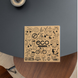 Etykieta Kraft 100x100 mm &laquo;Eco&raquo; (100 szt./rolka) samoprzylepna 100100brownEco photo 3