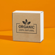 Etykieta Kraft 100x100 mm &laquo;Organic 01&raquo; (100 szt./rolka) samoprzylepna 100100brownOrganic01 photo 6