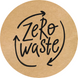 Этикетка крафт ⌀50 мм &laquo;Zero Waste 02&raquo; (250 шт/рулон) самоклеющаяся 50brownzero-waste-02 фото 1