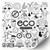 Beyaz etiket 100х100 mm &laquo;Eco&raquo; (100 adet/rulo) kendinden yapışkanlı 100100whiteEco photo