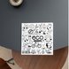 Beyaz etiket 100х100 mm &laquo;Eco&raquo; (100 adet/rulo) kendinden yapışkanlı 100100whiteEco photo 2