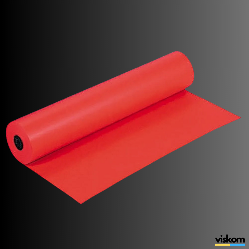 Крафт папір в рулонах 30 см х 100 м, червоний 30100red photo