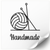 White label 100х100 mm &laquo;Handmade 12&raquo; (100 pcs/roll) self-adhesive 100100whitehandmade12 photo