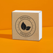 Kraft label 100x100 mm &laquo;Organic 03&raquo; (100 pcs/roll) self-adhesive 100100brownOrganic03 photo 6