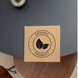 Kraft label 100x100 mm &laquo;Organic 03&raquo; (100 pcs/roll) self-adhesive 100100brownOrganic03 photo 3