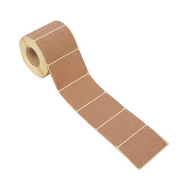Thermal transfer labels 40 mm x 25 mm (2000 pc/roll) kraft paper, thermal label