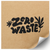 Etykieta Kraft 100x100 mm &laquo;Zero Waste 01&raquo; (100 szt./rolka) samoprzylepna 100100brownzero-waste-01 photo