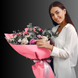 Крафт папір в рулонах 30 см х 20 м, рожевий 3020pink photo 3