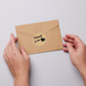 Kraft label ⌀50 mm "Thank You 08" (250 pcs/roll) self-adhesive 50brownthankyou08 photo 6