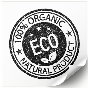 Етикетка біла 100х100 мм &laquo;Eco 07&raquo; (100 шт/рулон) самоклеюча 100100whiteEco07 фото