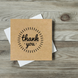 Етикетка крафт 100x100 мм "Thank You 14" (100 шт/рулон) з друком, самоклеюча Viskom 100100Thankyou14 photo 4