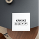Beyaz etiket 100х100 mm &laquo;Крихке 01&raquo; (100 adet/rulo) kendinden yapışkanlı 100100whiteKrihke 01 photo 3