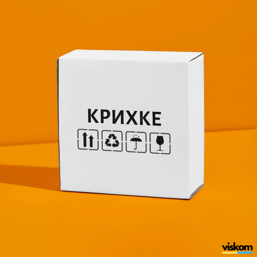 Beyaz etiket 100х100 mm &laquo;Крихке 01&raquo; (100 adet/rulo) kendinden yapışkanlı 100100whiteKrihke 01 photo