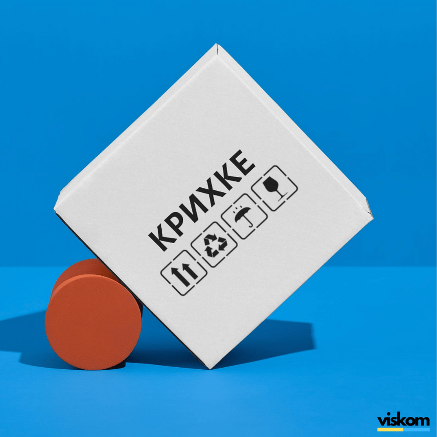 Beyaz etiket 100х100 mm &laquo;Крихке 01&raquo; (100 adet/rulo) kendinden yapışkanlı 100100whiteKrihke 01 photo